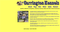 Desktop Screenshot of carringtonkennels.com.au