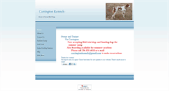 Desktop Screenshot of carringtonkennels.com